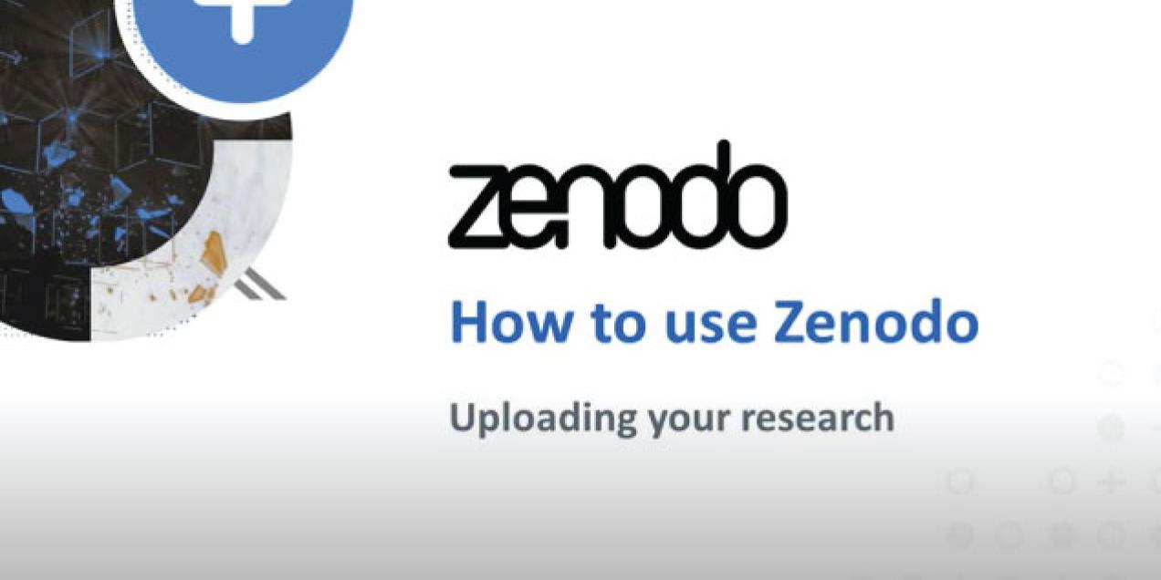 Startbeeld van video met Zenodo logo